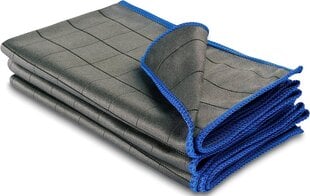 Carbigo® 3x Profi Microfiber Millower Toteless 400 GSM - Идеально подходит для очистки ломтиков, окон, стекла, стекла - очень высока благодаря мягкому микрофибру - Полиц -полотенец на проливке 50x40 см. цена и информация | Автохимия | kaup24.ee