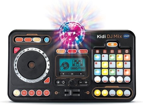 DJ Mixer с колесом бега, светодиодную панель Launch, Crossfader, встроенный микрофон и дисплей Vtech Kidi DJ Mix-10-in-1 DJ Mixing Desk цена и информация | Развивающие игрушки | kaup24.ee