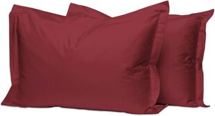 Pizuna 400 Fade Number Cotton Oxford Pillow Cover 50 x 75 Rio-Red, 2-часовой 100 % длиннослойный хлопковой мягкий мако-атласный переплет цена и информация | Комплекты постельного белья | kaup24.ee