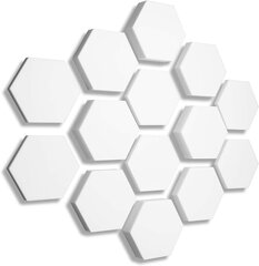 3D поглотитель из Basotect ® B White - 14 x поглотителя акустика Acoustics Sound Поглощение широкопоглощающей набор № 08 цена и информация | Изоляционный и уплотняющий упаковочный материал | kaup24.ee