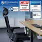 Ergotopia® järgmine tagasilöök | Ergonoomiline kontoritool seljavalu vastu Integreeritud lordoosi toetusega | Täiendav peatuhas kaelavalu vastu (must) цена и информация | Kontoritoolid | kaup24.ee