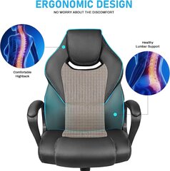 Basetbl, ergonoomiline kontoritool, PU nahk hind ja info | Kontoritoolid | kaup24.ee