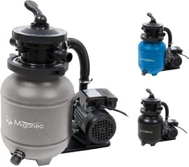 Miganeo 40385 Liivafilter System Dynamic 6500 pumpamisvõime 4,5m³ sinine, hall, must, basseini bassein (hall) hind ja info | Basseini filtrid | kaup24.ee