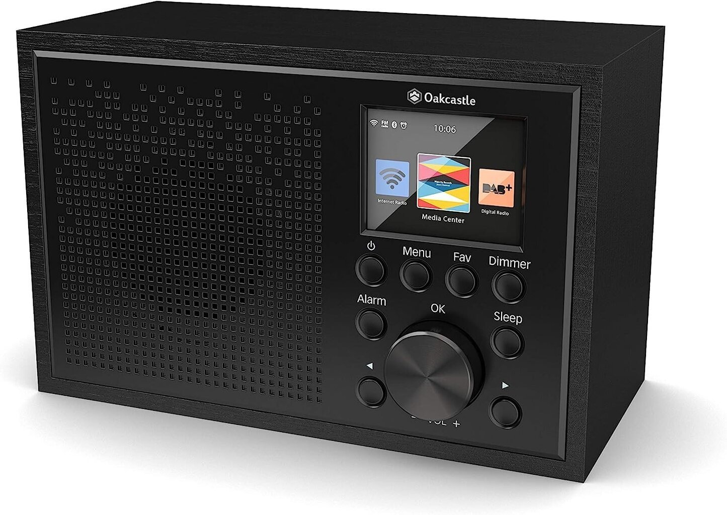 Oakcastle IR100 Interneti -raadio | WLAN-raadio koos Bluetoothiga, Spotify Connect, topelt äratuskell, rea-sisse-, rakenduse juhtimine ja värvi ekraan hind ja info | Raadiod ja äratuskellad | kaup24.ee