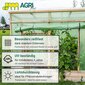 Agri pluss võre kile 2 x 2 m i stabiilne 250 g/m² kangas kangas, mille küünte servaga on läbipaistev ja pisarakindel aiafilm pikaajalistele kaantele hind ja info | Aiatööriistad | kaup24.ee