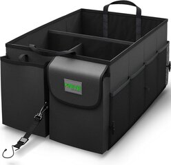Drive Auto Products Organizer - Практическая сумка для багажника с отсеками - корзина для покупок, ящик для хранения автомобильных аксессуаров - черный цена и информация | Дополнительные принадлежности | kaup24.ee