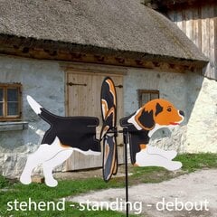 Cim Windspiel - Petite 2in1 Beagle - Ø28X43X85CM - tuuleveski seisma või rippuva komplektiga mobiiltelefoniga hind ja info | Dekoratsioonid | kaup24.ee