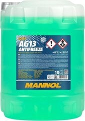 Mannol Antrefreeze AG13-40 Охлаждающая жидкость, 10 литров, 10 литров цена и информация | Очищающие и охлаждающие жидкости | kaup24.ee