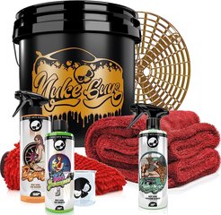 Nuke Guys Professionaalne autospesetis optimaalse kätepesu jaoks - kuldkopp 3.5Gal + Grit Guard + paks šampoon 500ml + velg 1L + sisemine puhastusvahend 500ml + kuivati ​​rätik + pesemiskinda цена и информация | Автохимия | kaup24.ee