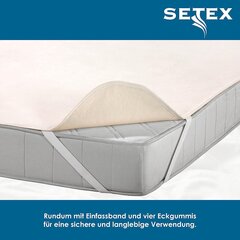Защита матраса Setex Molton, 120 x 200 см, угловая резина, 100 % хлопок цена и информация | Простыни | kaup24.ee