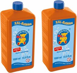 Pustefix 420869872 täitke pudel xxl mullid 1000 ml (2 x 1000 ml, plast) hind ja info | Mänguasjad (vesi, rand ja liiv) | kaup24.ee