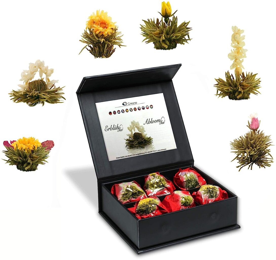 Creano 6 Teblumen Gift Box White Tea, в благородной магнитной коробке с  тисненом тиснением, 6 различными разновидностями, подарок для женщин и  любителей чая цена | kaup24.ee