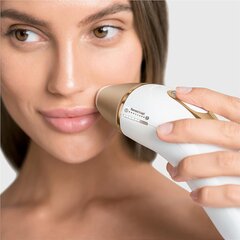 Braun IPL Silk Expert Pro 5 Устройство для удаления волос Женщины/мужчины, постоянно видимое удаление волос, с сумкой, альтернатива лазерному удалению волос, подарок для женщин, PL5140, белый/золото цена и информация | Эпиляторы | kaup24.ee