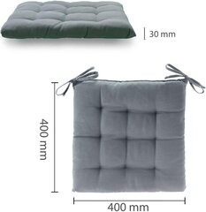 Etérea Basic Seat Cushion, подушка стула с связками,  40x40 см, Bordeauxx цена и информация | Подушки, наволочки, чехлы | kaup24.ee