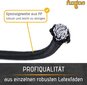 Fuxtoni kummist köis 8 mm 10 m must, elastne (laiendaja köis, kummiriba, kummist rihm, kummist jooned, kummist nööri, kavandatud köis, pingutusross, köis tarpaulin) hind ja info | Aiatööriistad | kaup24.ee