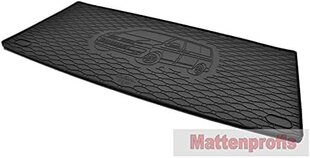 Маттенпрофис резиновый мат Trolley Gap GKK подходит для VW T6 Multivan L1 от BJ. 2015 + дверной коврик для обуви цена и информация | Sėdynių uždangalai | kaup24.ee