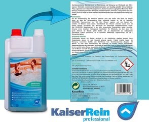 Kaiserrein 1 l Whirlpool desinfitseerimisvahend usaldusväärse veehoolduse jaoks I Whirlpool Cleaner desinfektsioon I Whirlpool Cleaner, basseinipuhastaja цена и информация | Химия для бассейнов | kaup24.ee