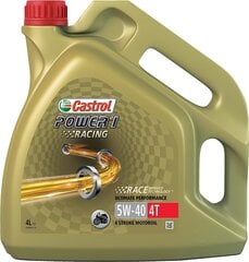 Castrol Power1 Racing 4T 5W-40, 4 liitrit hind ja info | Mootoriõlid | kaup24.ee