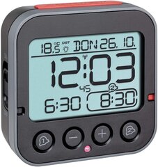 TFA Dostmann Bingo 2.0 Digital Radio Targe Clock с температурным дисплеем (черный с батареями) цена и информация | Радиоприемники и будильники | kaup24.ee