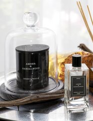 Ароматическая свеча черная Cereria Mollá Amber & Sandalwood (Свеча) 230 г цена и информация | Подсвечники, свечи | kaup24.ee