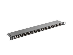 Lanberg Patch Panel 24 Port 0,5U Cat.6 must kilp hind ja info | Lanberg Arvutid ja IT- tehnika | kaup24.ee