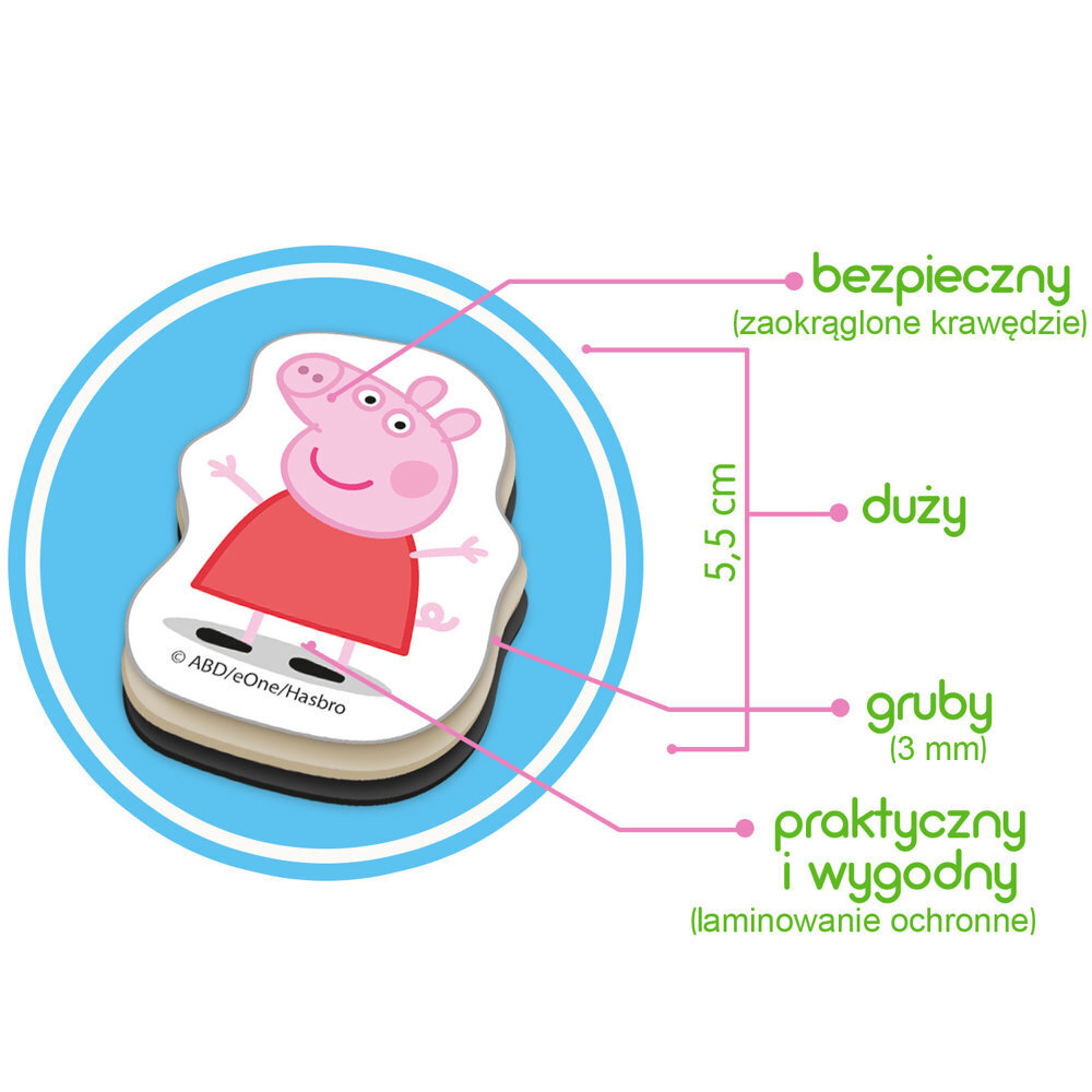 Peppa Pig magnetikomplekt ME 5031-02 hind ja info | Arendavad mänguasjad | kaup24.ee