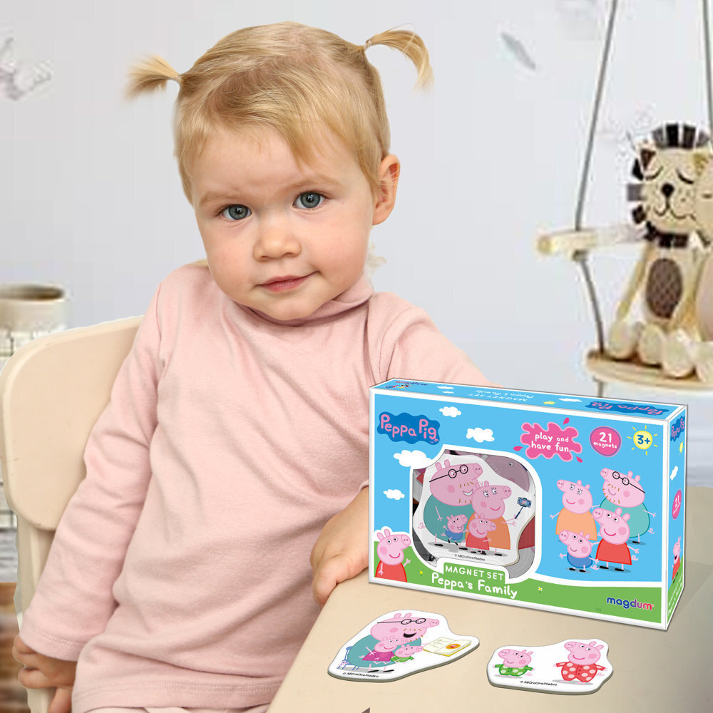 Magnetite komplekt Peppa Pig Family ME 5031-04 hind ja info | Arendavad mänguasjad | kaup24.ee