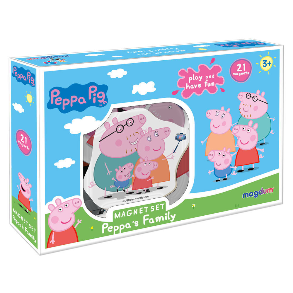 Magnetite komplekt Peppa Pig Family ME 5031-04 hind ja info | Arendavad mänguasjad | kaup24.ee