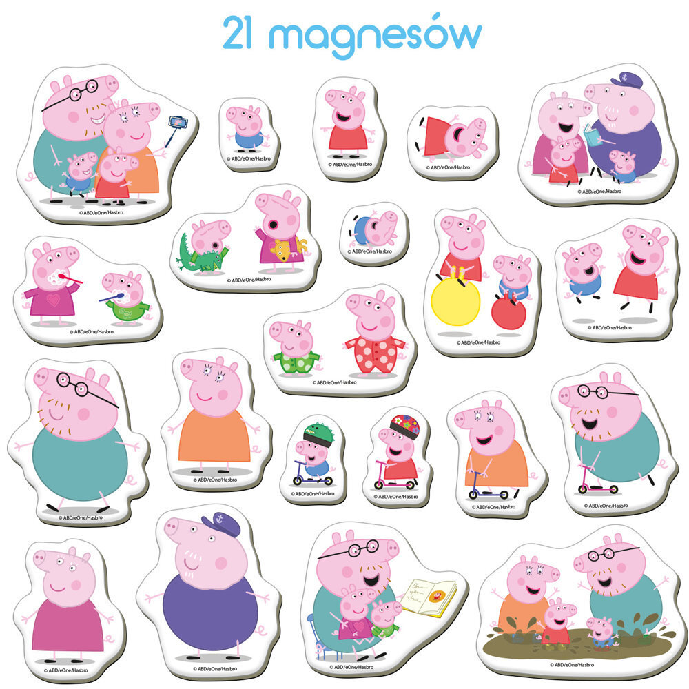 Magnetite komplekt Peppa Pig Family ME 5031-04 hind ja info | Arendavad mänguasjad | kaup24.ee