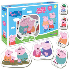 Magnetite komplekt Peppa Pig Family ME 5031-04 hind ja info | Arendavad mänguasjad | kaup24.ee
