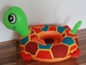 Кольцо для плавания черепахи с отверстиями для ног цена и информация | Надувные и пляжные товары | kaup24.ee