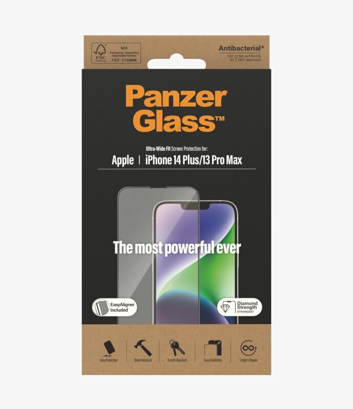 PanzerGlass iPhone 14 Plus/13 Pro Max цена и информация | Ekraani kaitsekiled | kaup24.ee