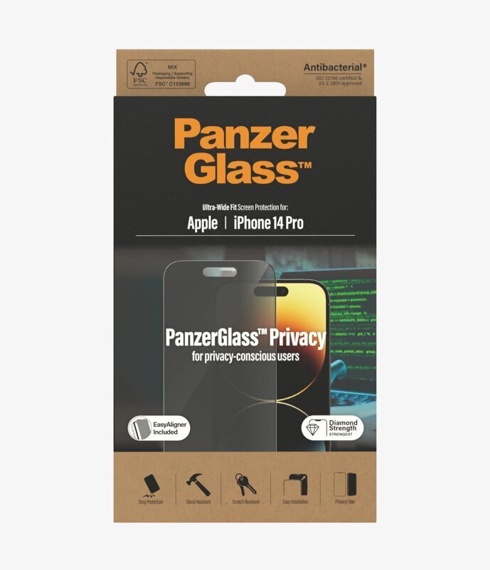 Kaitseklaas PanzerGlass Apple iPhone 14 Pro jaoks hind ja info | Ekraani kaitsekiled | kaup24.ee