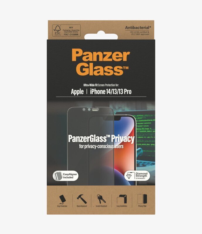 PanzerGlass iPhone 14/13/13 Pro hind ja info | Ekraani kaitsekiled | kaup24.ee