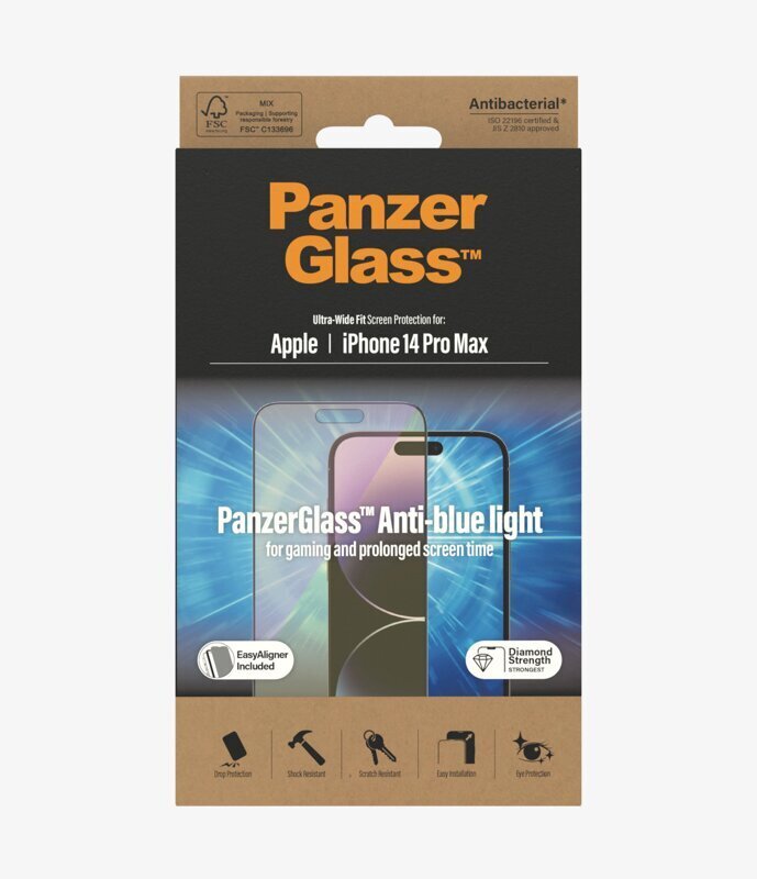 PanzerGlass iPhone 14 Pro Max hind ja info | Ekraani kaitsekiled | kaup24.ee