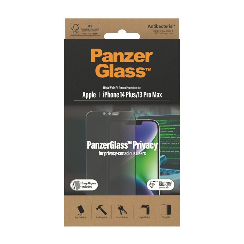 Kaitseklaas PanzerGlass Apple iPhone 14 Plus jaoks цена и информация | Ekraani kaitsekiled | kaup24.ee