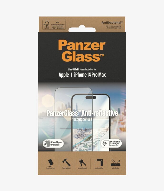 PanzerGlass iPhone 14 Pro Max hind ja info | Ekraani kaitsekiled | kaup24.ee