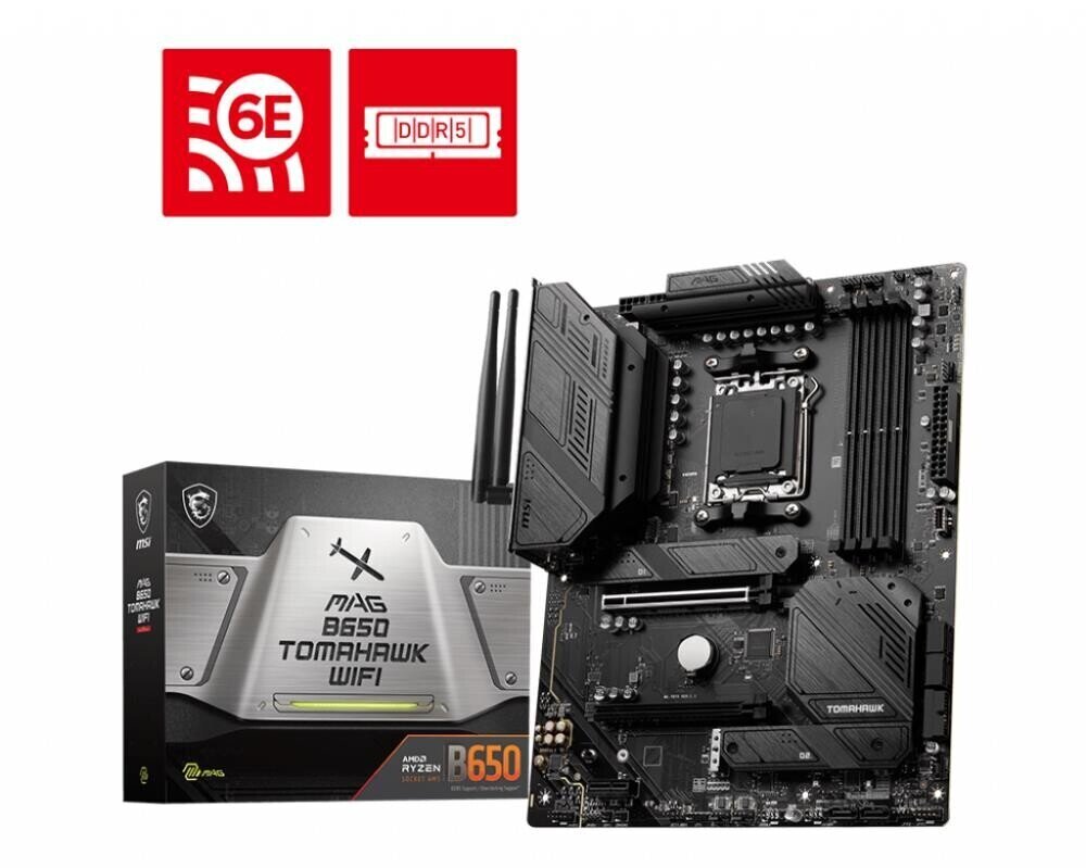 MSI AMD B650 SAM5 ATX/MAG B650 TOMAHAWK WIFI hind ja info | Emaplaadid | kaup24.ee