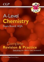 A-Level Chemistry: AQA Year 1 & 2 Complete Revision & Practice with Online   Edition цена и информация | Развивающие книги | kaup24.ee