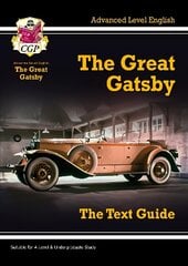 A-level English Text Guide - The Great Gatsby цена и информация | Развивающие книги | kaup24.ee