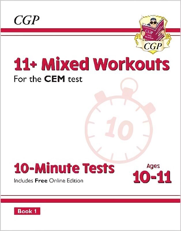 11plus CEM 10-Minute Tests: Mixed Workouts - Ages 10-11 Book 1 (with Online Edition) цена и информация | Laste õpikud | kaup24.ee