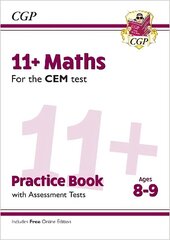 11plus CEM Maths Practice Book & Assessment Tests - Ages 8-9 (with Online Edition) hind ja info | Laste õpikud | kaup24.ee