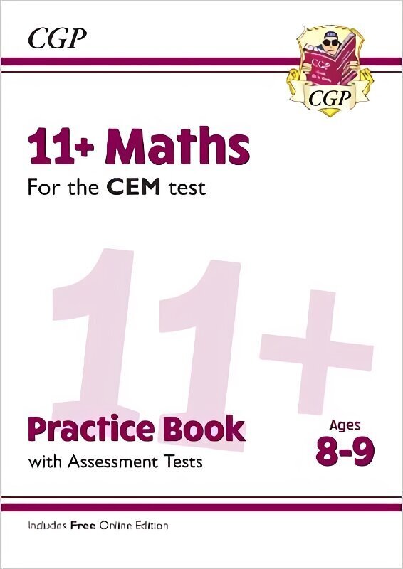 11plus CEM Maths Practice Book & Assessment Tests - Ages 8-9 (with Online Edition) цена и информация | Laste õpikud | kaup24.ee