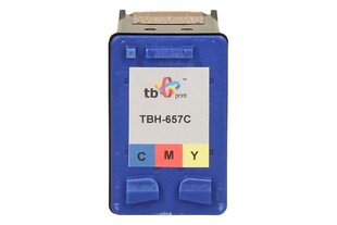 Чернила TB Print TBH-657C HP № 57 - C6657A, переработаные, цветные цена и информация | Картриджи для струйных принтеров | kaup24.ee