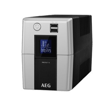 AEG UPS UPS Protect A 500 LCD 500 VA, 300 W, 170 - 280 V цена и информация | Puhvertoiteallikad (UPS) | kaup24.ee