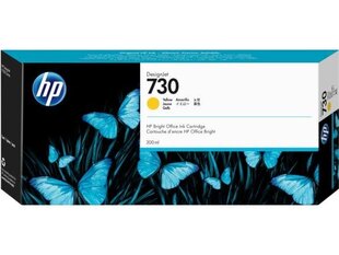 Чернильный картридж HP 730XL/300ML P2V70A, желтый цена и информация | Картриджи для струйных принтеров | kaup24.ee