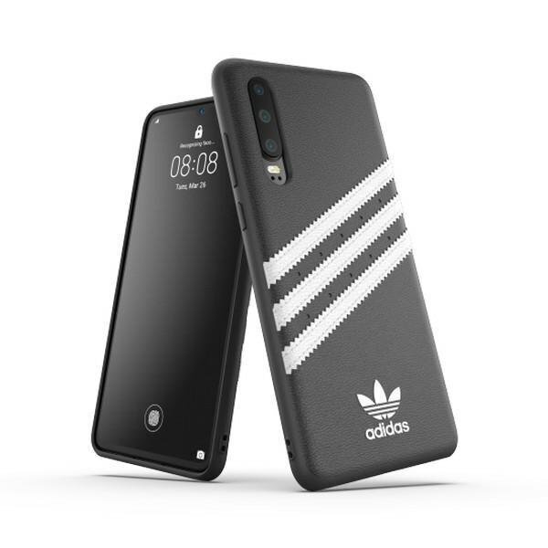 Adidas OR Molded PU FW19 Huawei P30 black and white / black white 35978 hind ja info | Telefoni kaaned, ümbrised | kaup24.ee