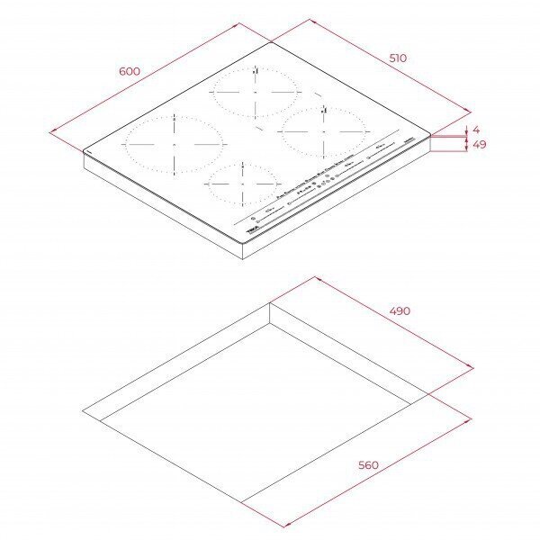 TEKA Pliidiplaat IZC 64630 BK MST цена и информация | Pliidiplaadid | kaup24.ee