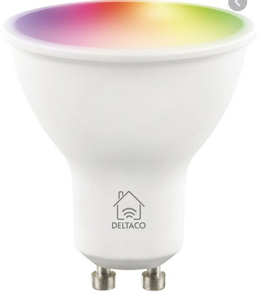 Išmani lemputė Deltaco Smart Home GU10 SH-LGU10RGB, 5W hind ja info | Lambipirnid, lambid | kaup24.ee