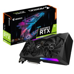 Gigabyte GV-N3070AORUS M-8GD 1.1 NVIDIA, 8 GB, GeForce RTX 3070, GDDR6, PCI-E 4.0 x 16, Processor frequency 1845 MHz, HDMI ports quantity 3, Memory clock speed 14000 MHz hind ja info | Videokaardid (GPU) | kaup24.ee